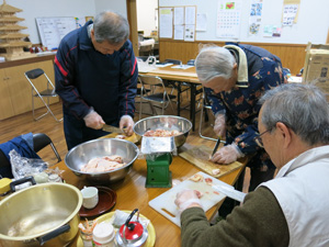さくらまつり準備の様子